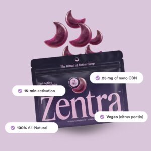 Nano CBN Sleep Gummies - Wildberry (25 mg) - Deep Sleep Kit Included - Image 4